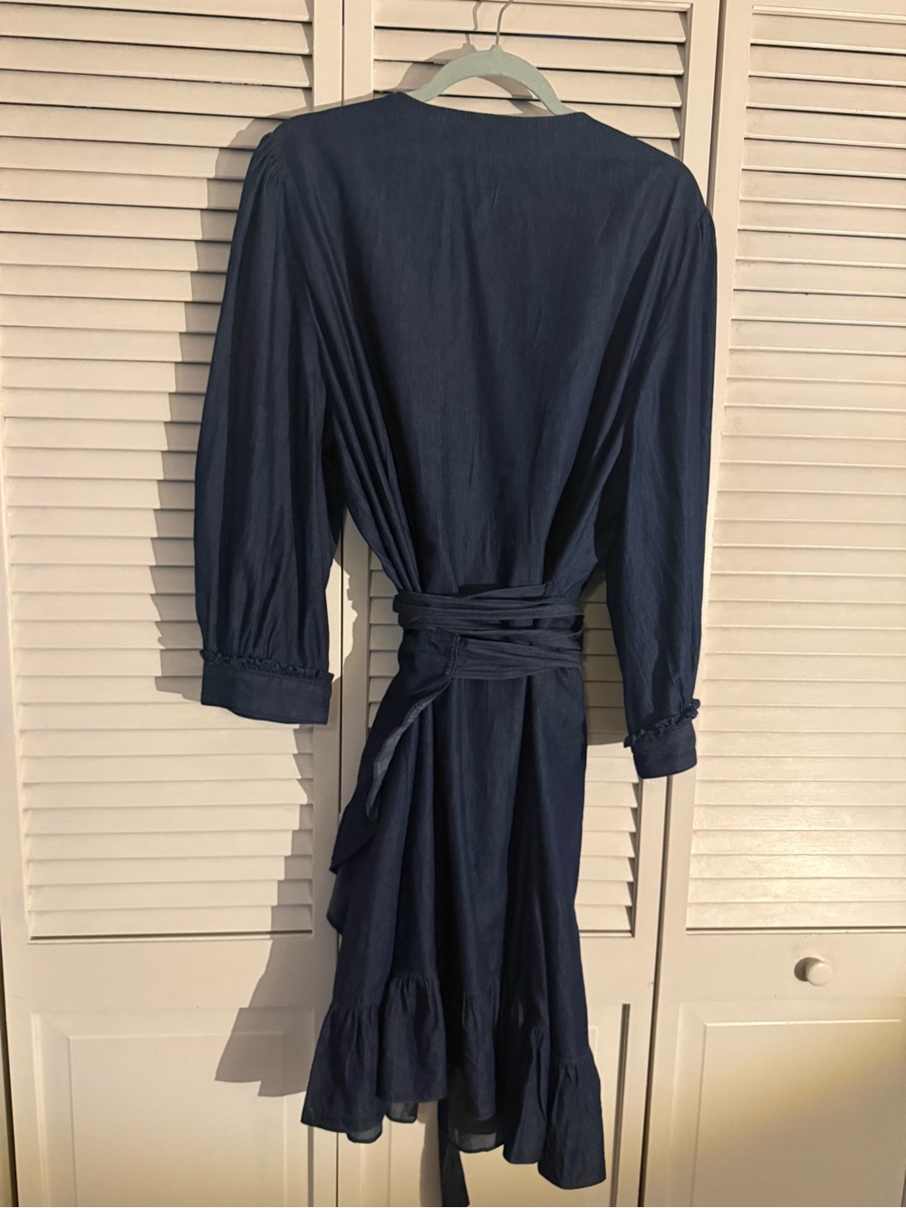 Draper James  Wrap-Style Ruffle Hem Dress - Picture 4 of 6